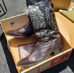 Justin Cowboy Boots Mens Size 13